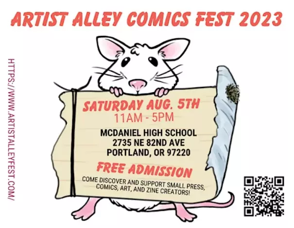 Artist Alley Comic Fest Banner